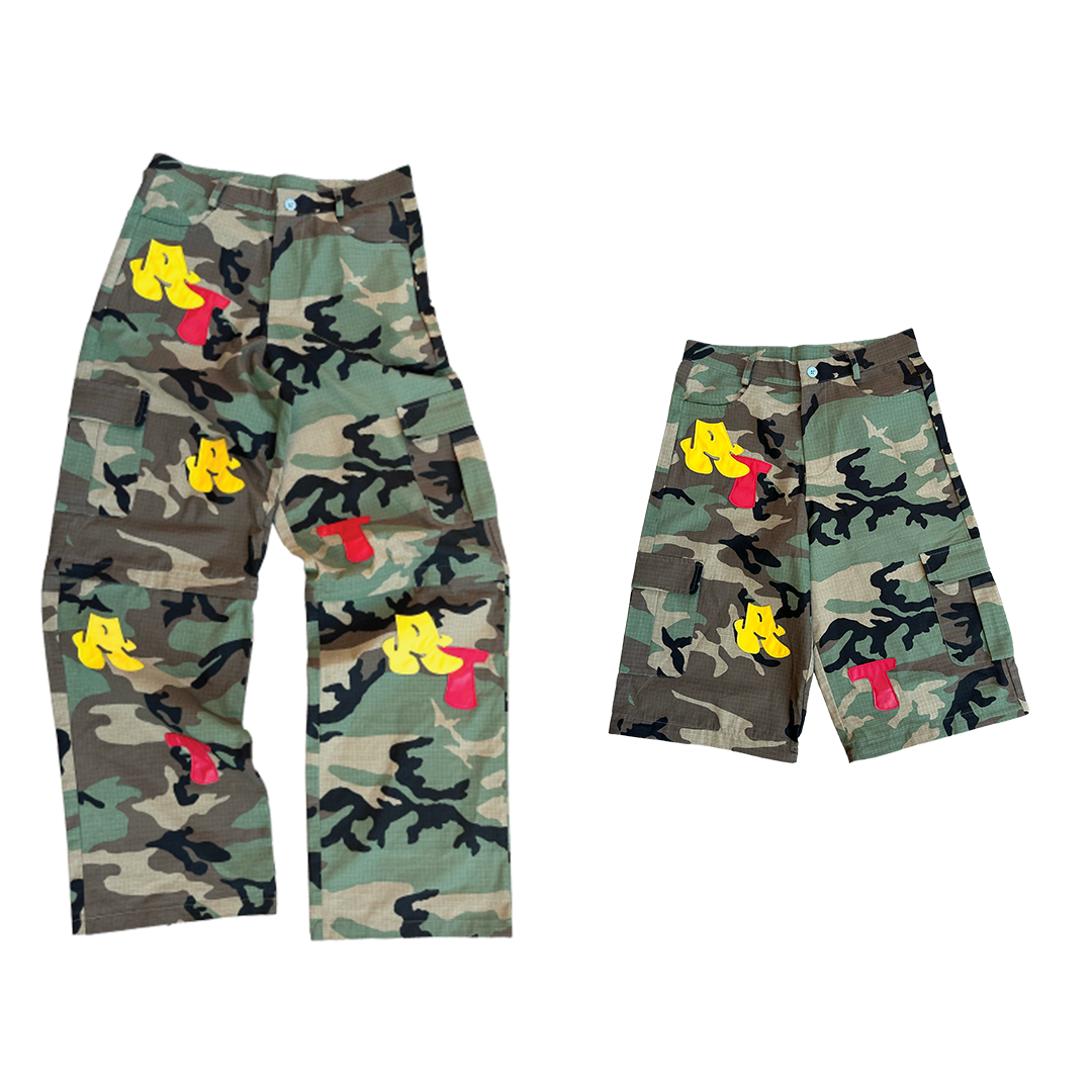 Convertible Camo Cargo Pants